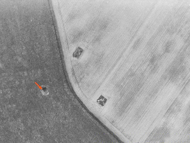 Ligne Maginot - BEF 25 - GRANDS OBEAUX SUD 2 - (Blockhaus pour canon) -  - IGN - Géoportail 1965