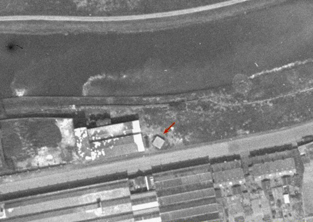 Ligne Maginot - BEF 41 - LE CALVAIRE - (Blockhaus pour canon) -  - IGN - Géoportail 1951