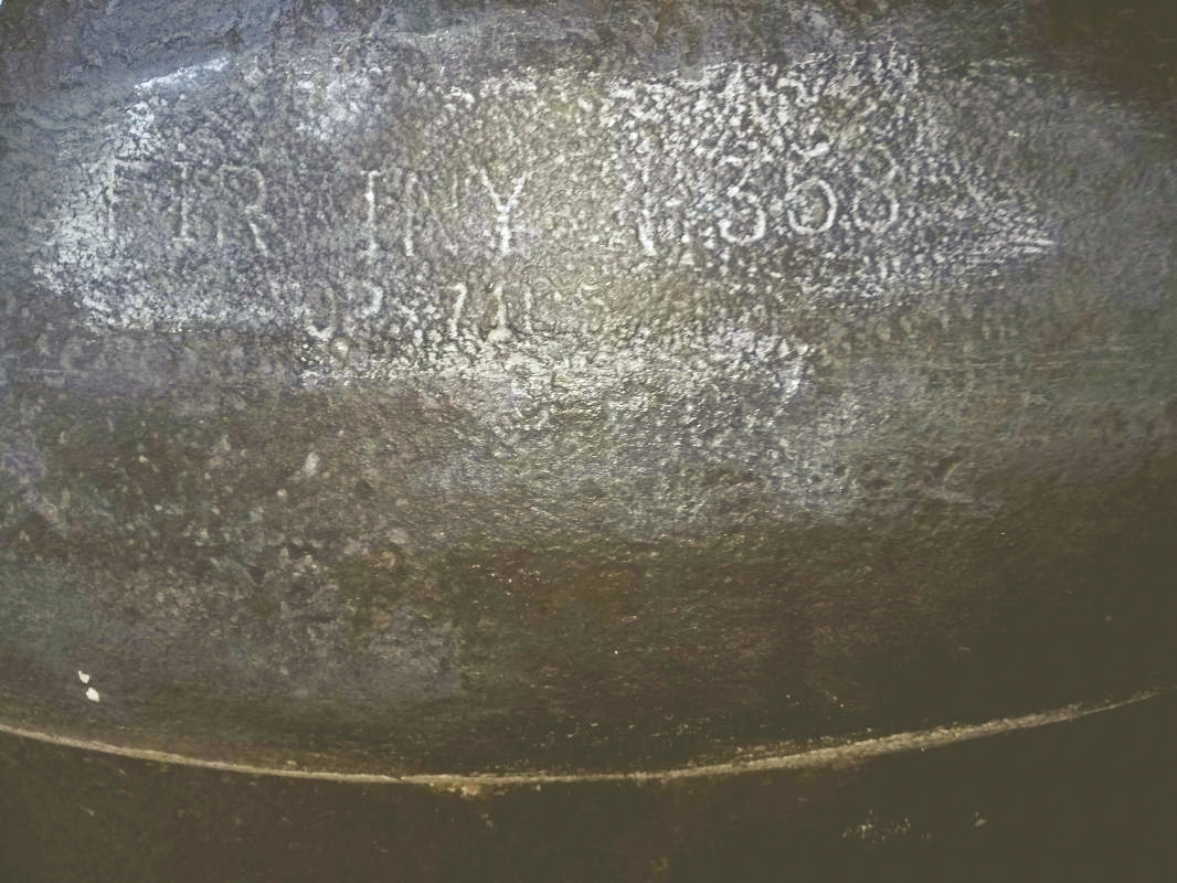Ligne Maginot - T8 - BOIS DE LA TASSONNIERE EST (TD N° 358) - (Cuve pour arme d'infanterie) - Marquage fonderie de Denain Nord - denismdb
