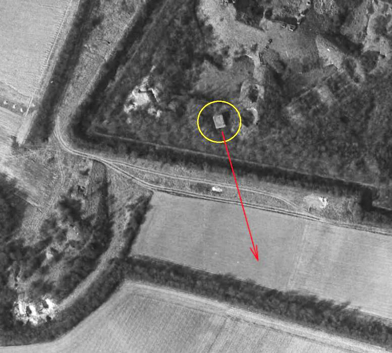 Ligne Maginot - BEF 174 - FORT de SAINGHIN Sud (Blockhaus pour canon) -  - IGN - Géoportail 1965