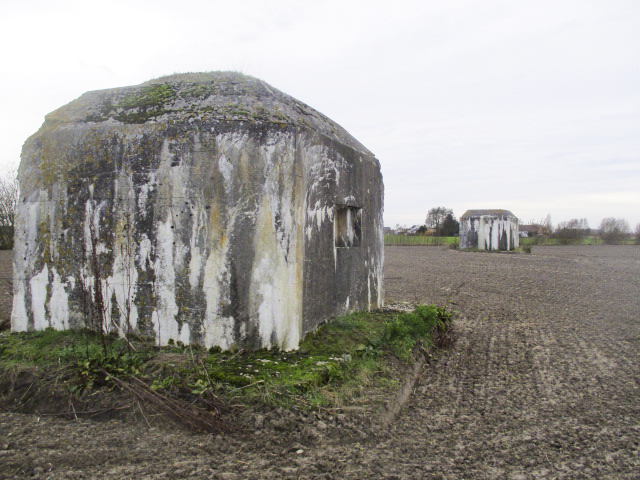 Ligne Maginot - BEF 682 - ROBREUX EST - (Blockhaus pour arme infanterie) - Blockhaus Robreux ouest en arrière plan. - Smardz Félix
