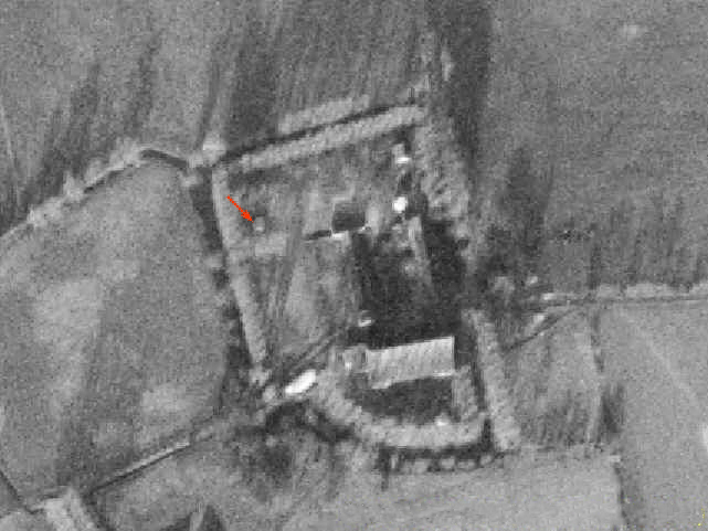 Ligne Maginot - BEF 672 - CENSE DE CHOQUES NORD OUEST - (Blockhaus pour arme infanterie) -  - IGN - Géoportail 1966