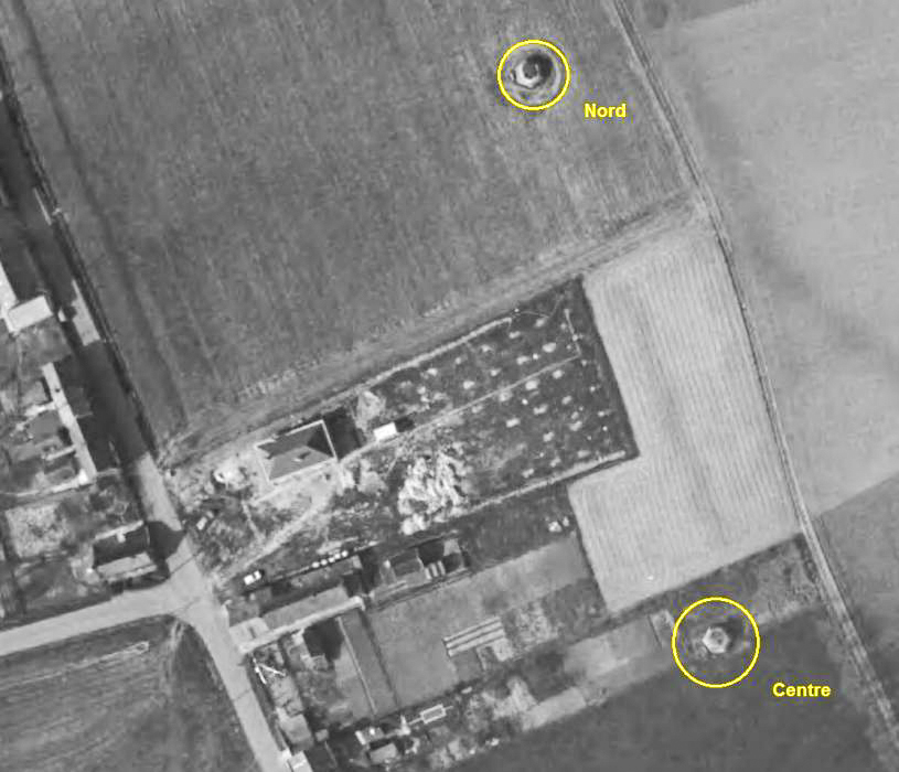 Ligne Maginot - BEF 233 - Le PURGATOIRE Nord 1 - (Blockhaus pour arme infanterie) -  - IGN - Géoportail 1965