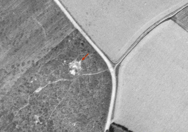 Ligne Maginot - BEF 243 - LA TRIBONNERIE SUD 1 - (Blockhaus pour arme infanterie) -  - IGN - Géoportail 1947