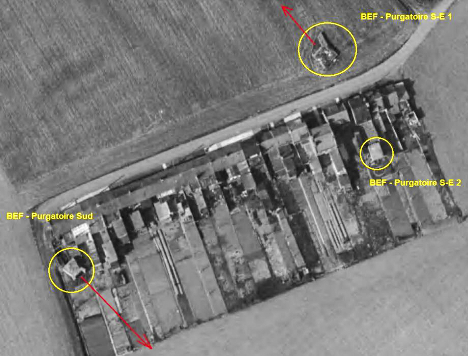 Ligne Maginot - BEF 269 - Le PURGATOIRE Sud (Blockhaus pour canon) -  - IGN - Géoportail 1965
