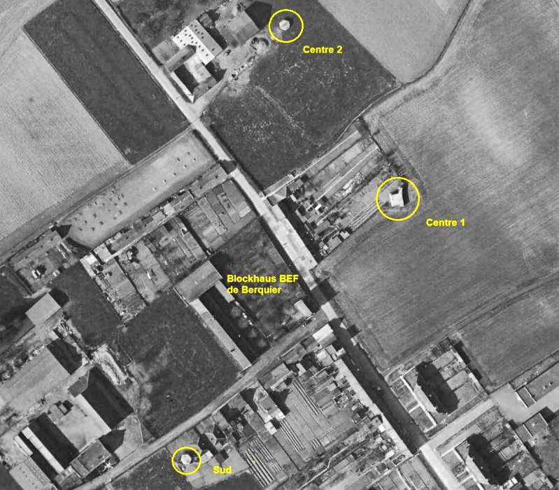 Ligne Maginot - BEF 273 - Le BERQUIER Centre 2 - (Blockhaus pour arme infanterie) -  - IGN - Géoportail 1965