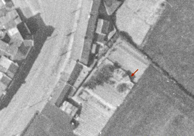 Ligne Maginot - BEF 275 - CIMETIERE D’HEM - (Blockhaus pour canon) -  - IGN - Géoportail 1951