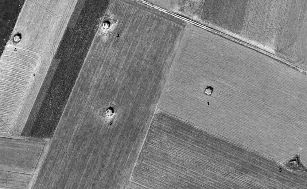 Ligne Maginot - BEF 665 - CHAPELLE AUX ARBRES 5 - (Blockhaus pour arme infanterie) -  - IGN - Géoportail 1965