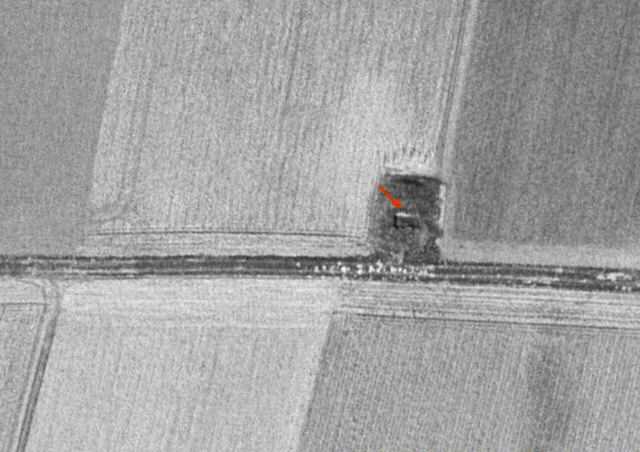 Ligne Maginot - BEF 328 - CHAUSSEE BRUNEHAUT - (Observatoire d'artillerie) -  - IGN - Géoportail 1965