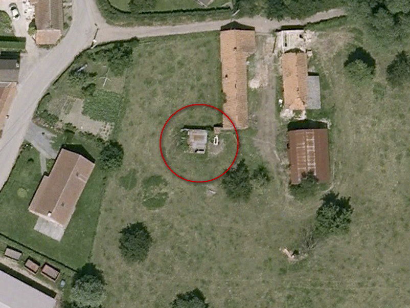 Ligne Maginot - BEF 343 - FOURNES - (Blockhaus pour canon) -  - Google Earth 2006