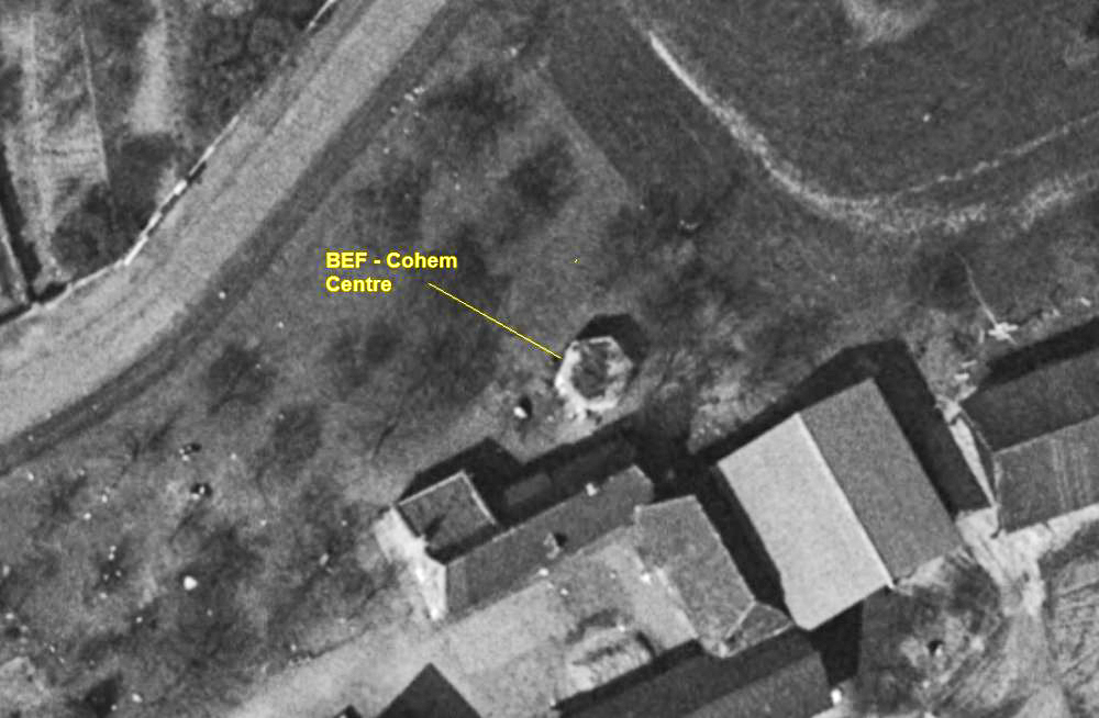 Ligne Maginot - BEF 347 - COHEM Centre (Blockhaus pour arme infanterie) -  - IGN - Géoportail 1965