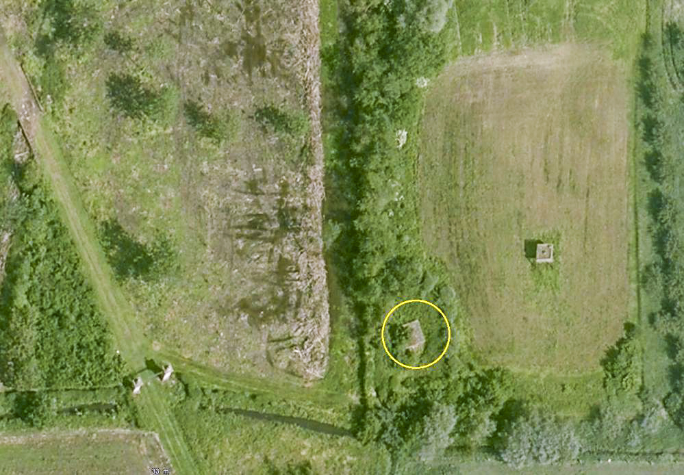 Ligne Maginot - BEF 379 - Les PATURES Sud (Blockhaus pour arme infanterie) -  - Google Earth