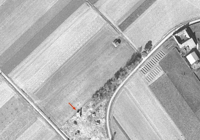 Ligne Maginot - BEF 388 - CENSE de COBRIEUX Sud (Blockhaus pour canon) -  - IGN - Géoportail 1967