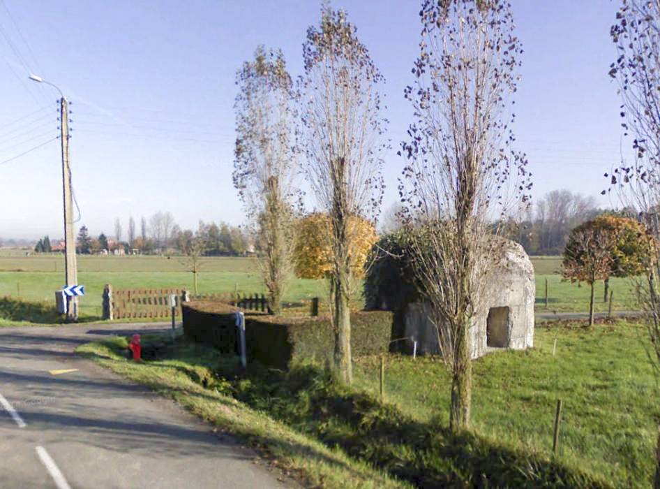 Ligne Maginot - BEF 395 - FERME DE L'HERBAUT NORD OUEST - (Blockhaus pour arme infanterie) -  - Google Streetview
