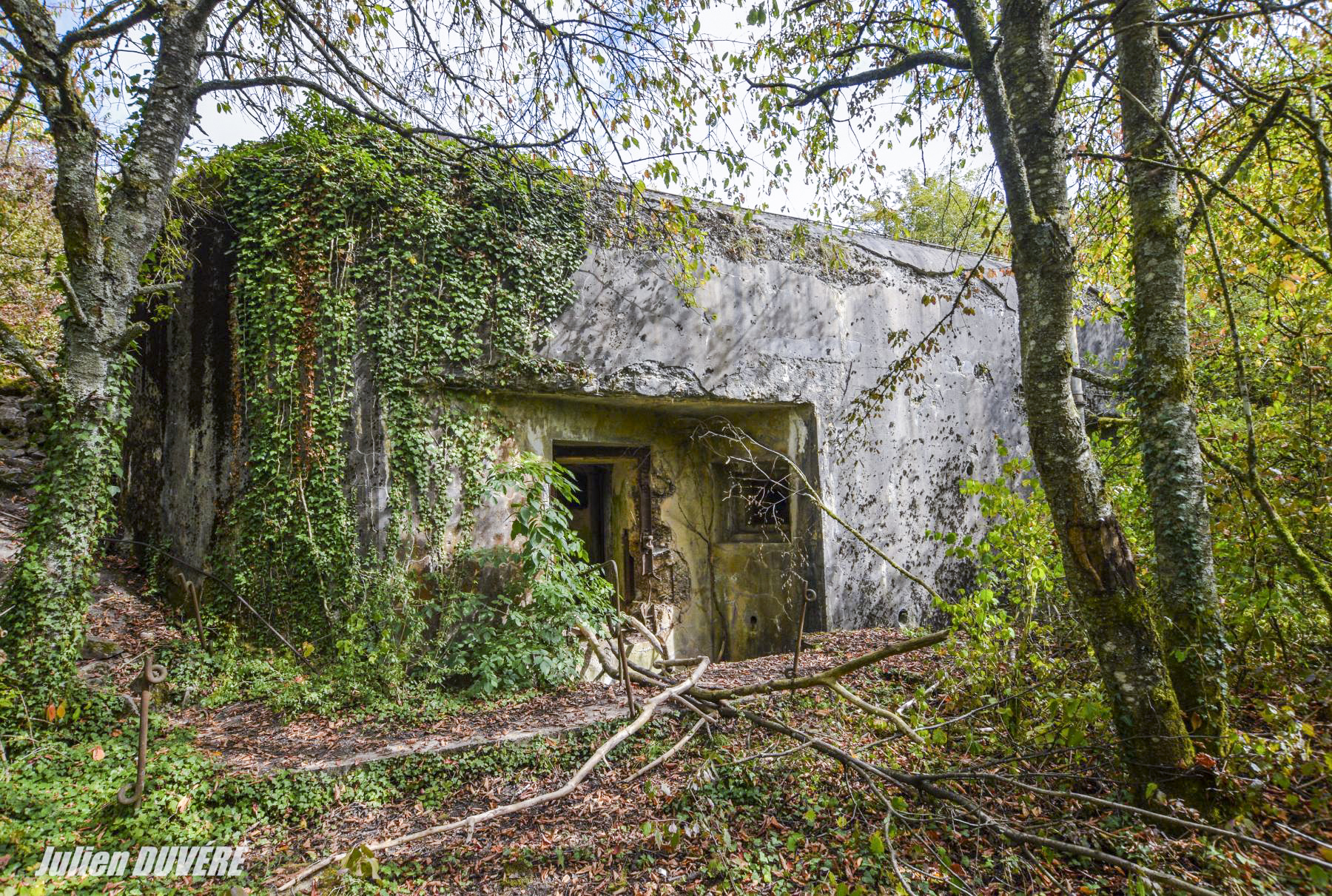 Ligne Maginot - VECKRING - X21 - (Abri) - Bloc d'entrée Nord de l'abri. - Julien DUVÉRÉ