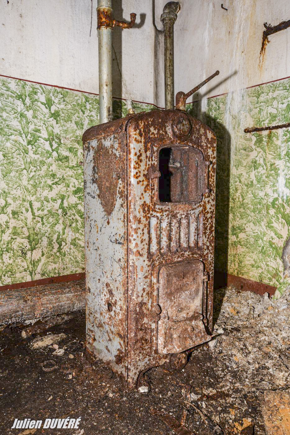 Ligne Maginot - VECKRING - X21 - (Abri) - La chaudière, dans le local de la cuisine. - Julien DUVÉRÉ