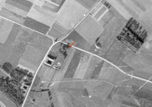 Ligne Maginot - BEF 402 - LE CALVAIRE - (Blockhaus pour arme infanterie) -  - IGN - Géoportail 1950