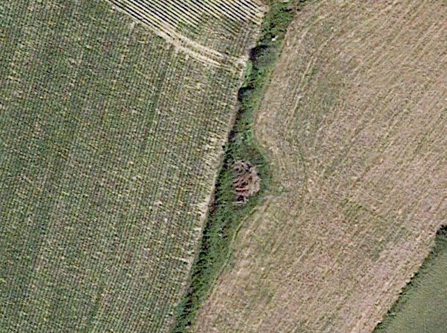 Ligne Maginot - BEF 443 - LE PRE à L'EAU - (Blockhaus pour arme infanterie) -  - Google Earth 2019