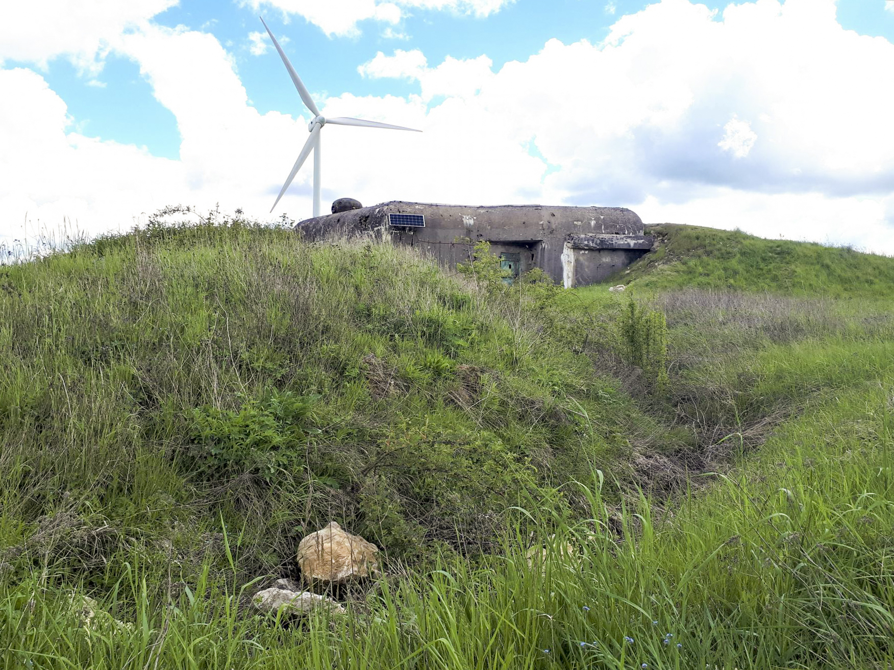 Ligne Maginot - BAMBIDERSTROFF NORD - C70 - (Casemate d'infanterie) - Tranchée d'accès à la casemate - Gregory Fuchs