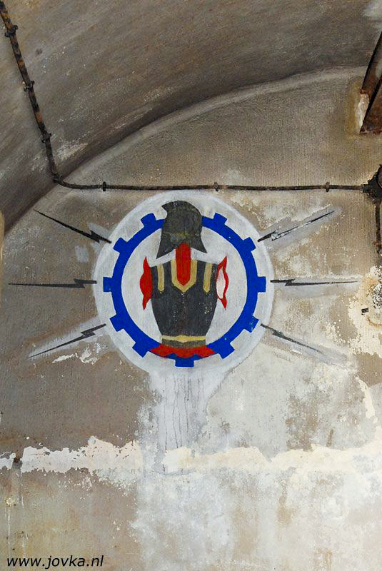 Ligne Maginot - KERFENT - A34 - (Ouvrage d'infanterie) - L'usine électrique
Insigne du génie - PAUWELS J.