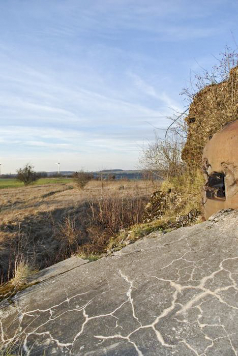 Ligne Maginot - EINSELING SUD - C73 - (Casemate d'infanterie) - Vue depuis la cloche GFM Sud - EMANUELLI Hervé