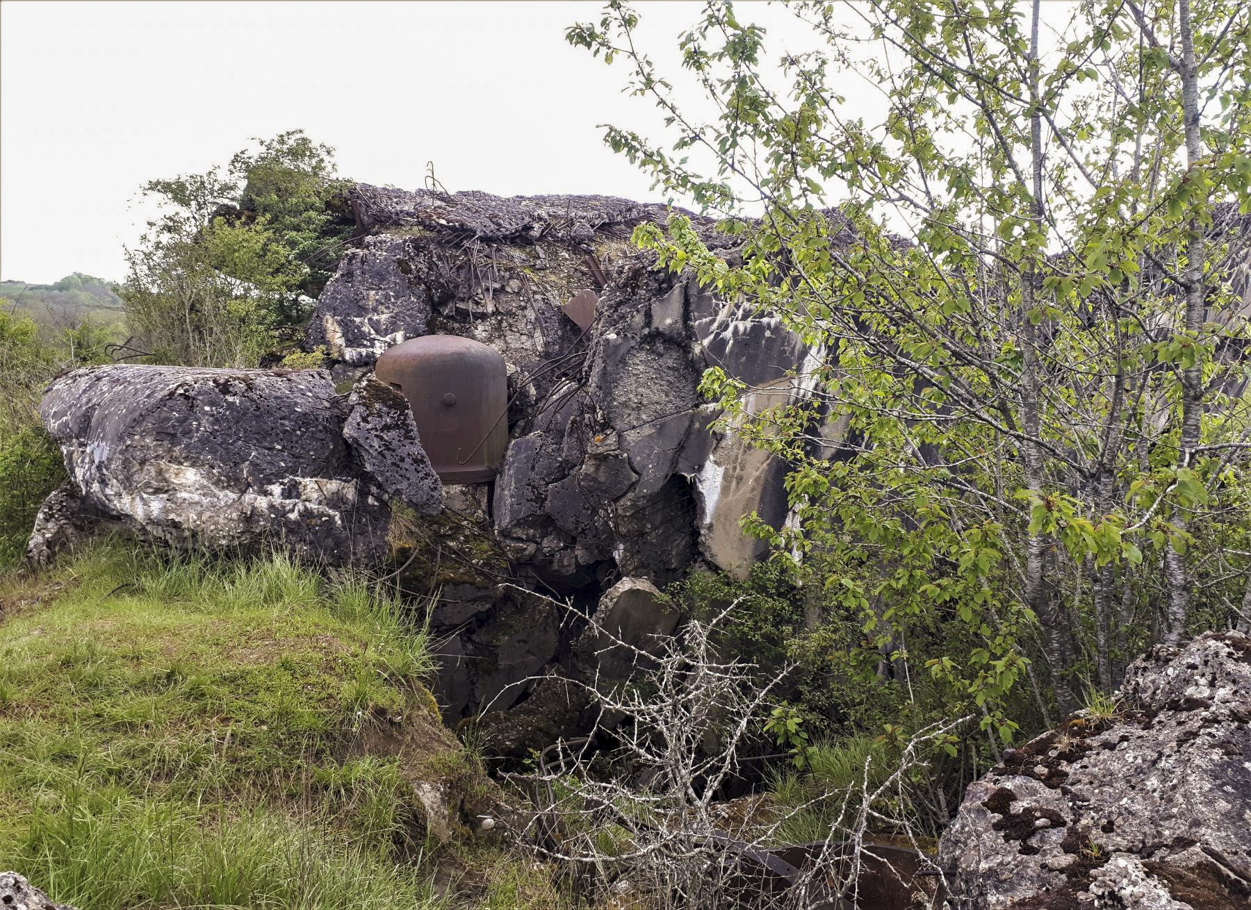 Ligne Maginot - EINSELING SUD - C73 - (Casemate d'infanterie) - Les ruines de la casemate - Gregory Fuchs
