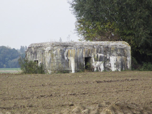 Ligne Maginot - BEF 497 - FLAGONIER OUEST - (Blockhaus pour arme infanterie) - Situé dans un champ cultivé, il est visible de la D 127 - Rue d'Orchies. - Smardz Félix