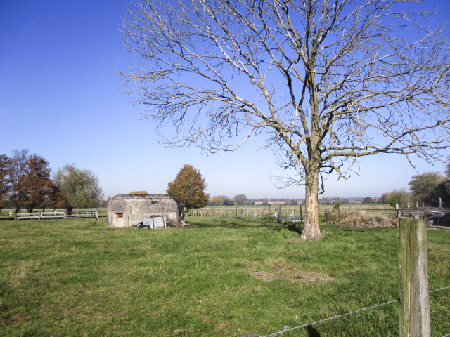 Ligne Maginot - BEF 551 - RUE de PRONEL Nord (Blockhaus pour arme infanterie) - Situé dans son environnement 
Vu de la D 126 - Rue Sadi Carnot - Smardz Félix