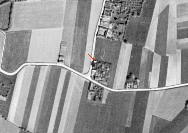Ligne Maginot - BEF 584 - BAS HAMEAU SUD - (Blockhaus pour canon) -  - IGN - Géoportail 1951