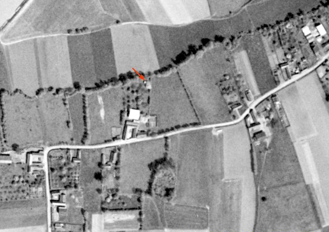 Ligne Maginot - BEF 593 - BAS HAMEAU NORD 1 - (Blockhaus pour arme infanterie) -  - Geoportail (Archives IGN-1951)