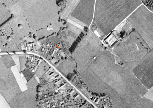 Ligne Maginot - BEF 606 - PLANARD EST 1 - (Blockhaus pour canon) -  - IGN - Géoportail 1951