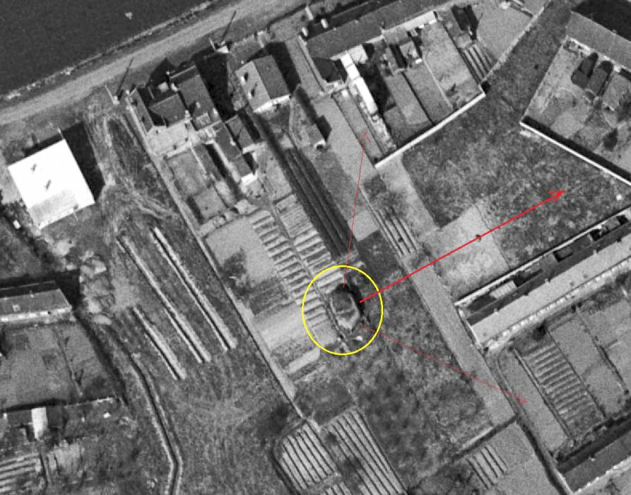 Ligne Maginot - BEF 686 - La BAILLERIE (Blockhaus pour canon) -  - IGN - Géoportail 1965