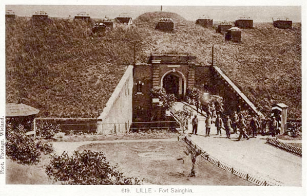 Ligne Maginot - FORT DE SAINGHIN - (Dépôt de Munitions) - Carte postale - WIELAND, Photographe