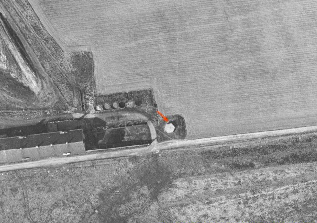 Ligne Maginot - BEF 703 - La BOURGOGNE Est (Blockhaus pour arme infanterie) -  - IGN - Géoportail 1965
