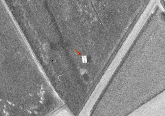 Ligne Maginot - BEF 731 - LA GAIE-PERCHE SUD - (Blockhaus pour canon) -  - IGN - Géoportail 1951