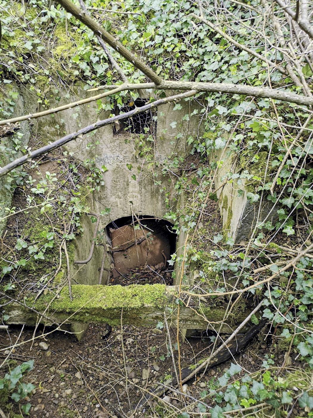 Ligne Maginot - KEMBS NORD 3 - (Blockhaus pour arme infanterie) - L'entrée du blockhaus. - leiraph