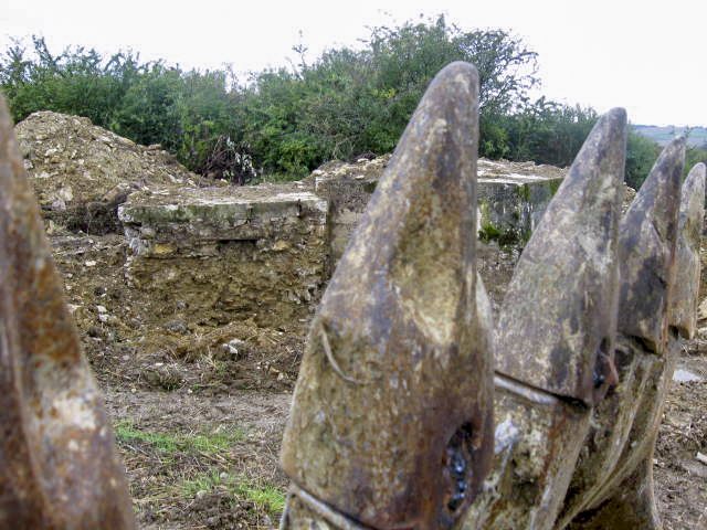 Ligne Maginot - GARTEN 1 - (Blockhaus pour arme infanterie) - La destruction du blockhaus - Christian LENHARD