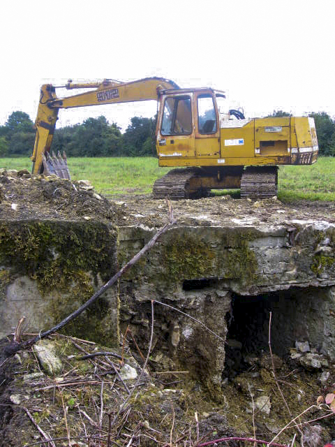 Ligne Maginot - GARTEN 1 - (Blockhaus pour arme infanterie) - Façade arriere - Christian LENHARD