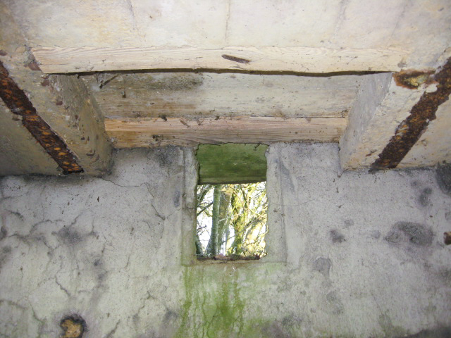 Ligne Maginot - GARTEN 6 - (Blockhaus pour arme infanterie) - Créneau de l'abri - Christian LENHARD