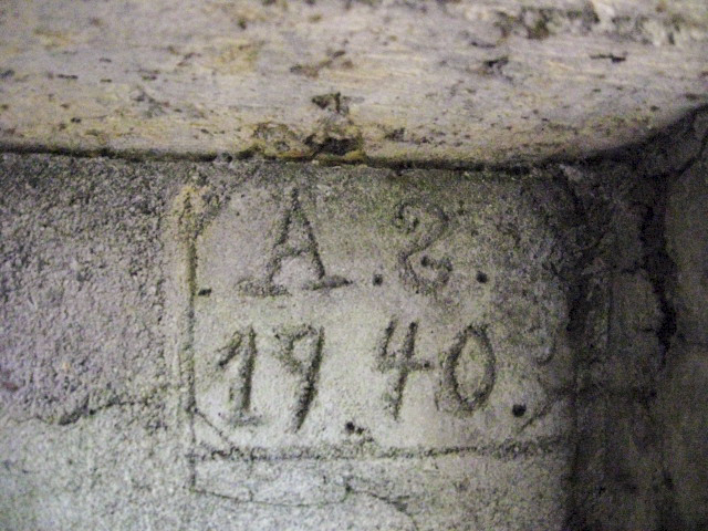 Ligne Maginot - GARTEN 6 - (Blockhaus pour arme infanterie) - L'année de construction de l'abri
Le blockhaus a été construit en 1939 et l'abri rajouté en 1940 - Christian LENHARD