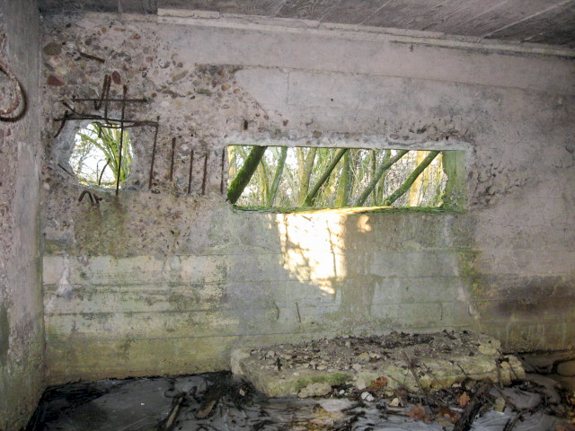 Ligne Maginot - GUCKENBERG 3 - (Blockhaus pour canon) - L'intérieur
Créneau du canon - Christian LENHARD