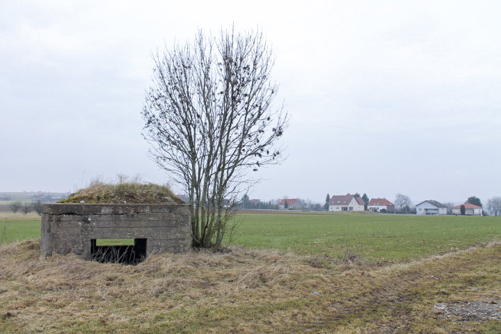 Ligne Maginot - HILLEN NORD - (Blockhaus pour canon) - Façade de tir - Christian LENHARD