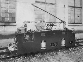 Ligne Maginot - Lovcotracteur electrique Schneider-Westinghouse (SW) - Le locotracteur
Photo issue de la notice constructeur du locotracteur