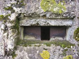Ligne Maginot - KOPP 5 - (Blockhaus pour arme infanterie) - Créneau mitrailleuse
Plaque d'embrasure
