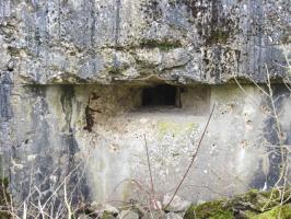 Ligne Maginot - MERRENRIED 1 - (Blockhaus pour canon) - Créneau mitrailleuse