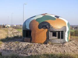 Ligne Maginot - ROHRBACH (2° CEC - 166° RIF) - (Abri) - Les cloches GFM type A 
avec leur camouflage reconstitué