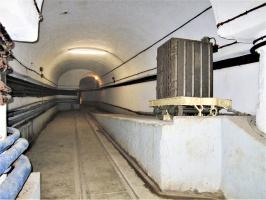 Ligne Maginot - FOUR A CHAUX - FAC - (Ouvrage d'artillerie) - Galerie vers les blocs 2, 3 et 4
Rampe de freinage et de lancement pour les wagonnets