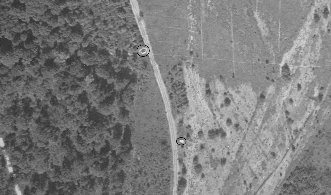 Ligne Maginot - Les blockhaus Port du Rhin Sud 14 et 14 bis en 1947 - Les blockhaus Port du Rhin Sud 14 et 14 bis en 1947 - IGN - Géoportail 1947