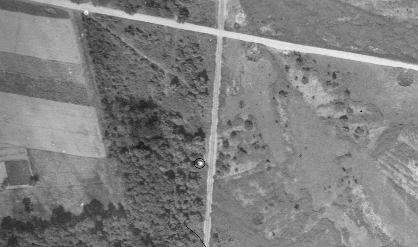 Ligne Maginot - PORT DU RHIN SUD 19 - (Blockhaus pour arme infanterie) - Le blockhaus Port du Rhin Sud 19 en 1947 - IGN - Géoportail 1947