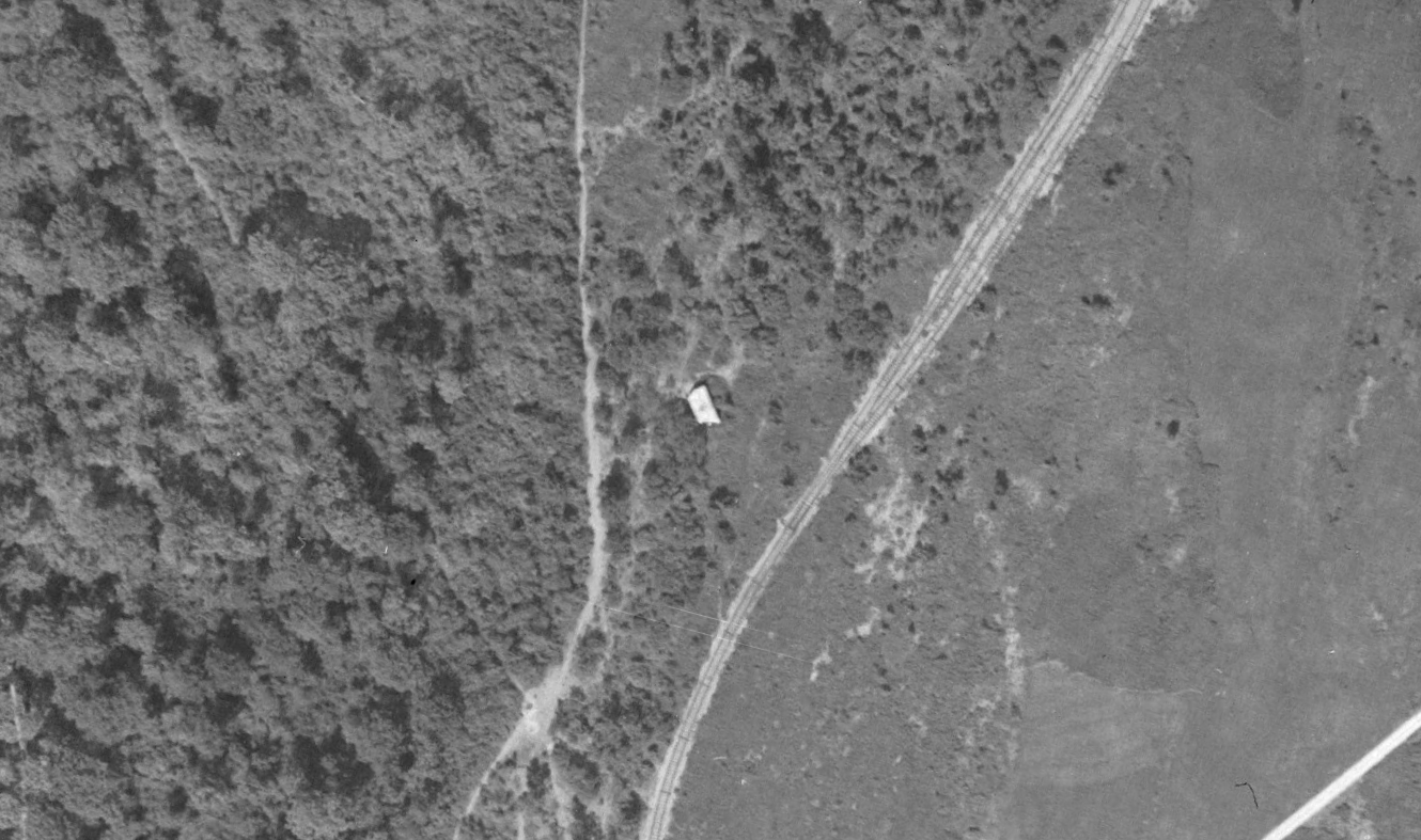 Ligne Maginot - PORT DU RHIN SUD 24 - (Blockhaus pour arme infanterie) - Le blockhaus Port du Rhin Sud 24 en 1947 - IGN - Géoportail 1947